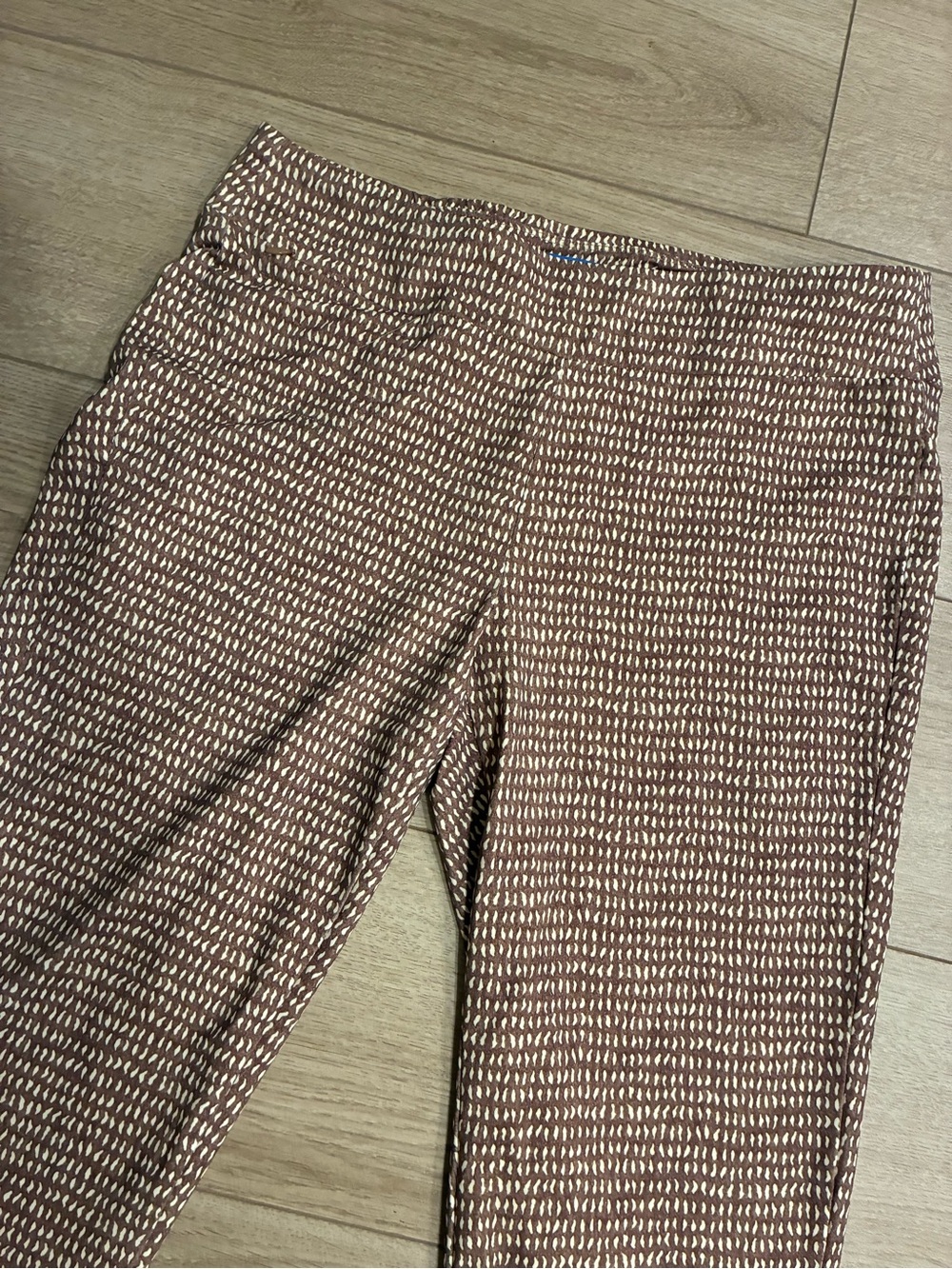 J. McLaughlin Women’s Newport Ankle Pant Catalina Cloth Brown Size L